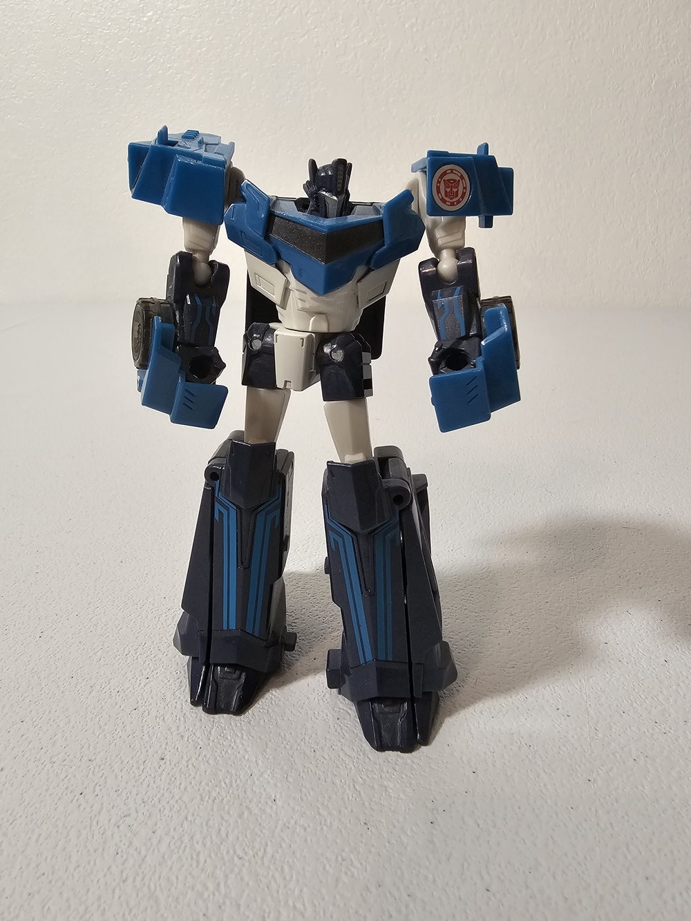 Transformers Blue & White Robot Action Figure, Transformers Theme, 2010